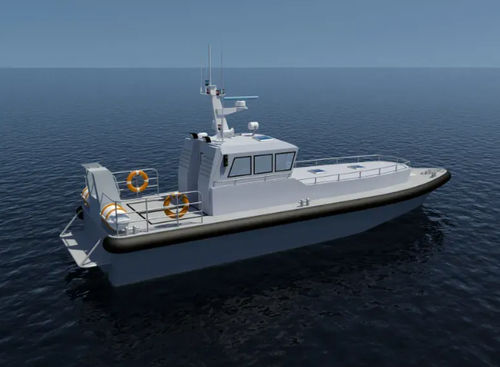 Barco profesional barco de vigilancia - INTERCEPT 50 - Chantiers Allais - hidrojet intraborda / de aluminio