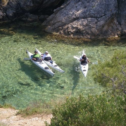 Kayak de travesía deportiva - KITIWEC - Plasmor - de mar / para adulto / 1 plaza