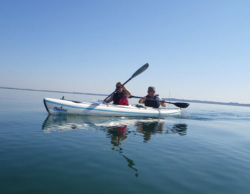 Kayak de recreo - BELOUGA CAUGEK 2 - Plasmor - de travesía / de pesca / multiusos