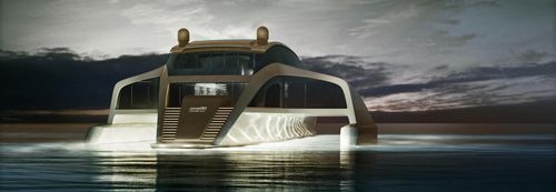 Megayate de lujo trimarán de motor - 210 Sunreef Power Trimaran - Sunreef Yachts - de crucero / con caseta de timón / de desplazamiento