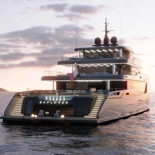 Megayate de crucero - 50M Sunreef Explorer - Sunreef Yachts - explorer / raised pilothouse / con piscina