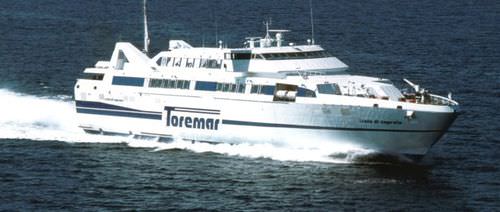 Car-ferry de alta velocidad - AQUASTRADA TMV 70 - Rodriquez