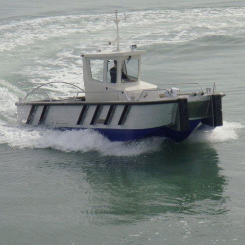 Barco profesional barco de vigilancia - Castor 8.0 - Chantier Naval Delavergne - fueraborda / de aluminio / con casco rígido