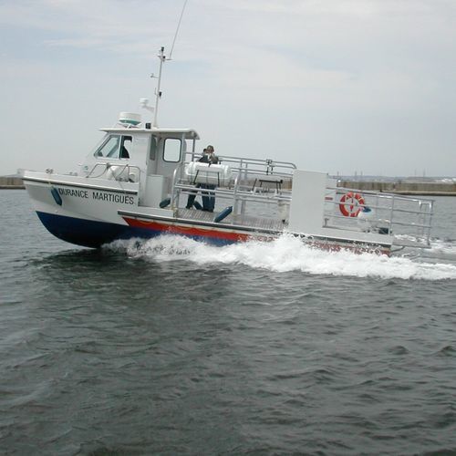 Barco profesional barco de salvamento - DURANCE - Chantier Naval Delavergne - intraborda / de aluminio / con casco rígido