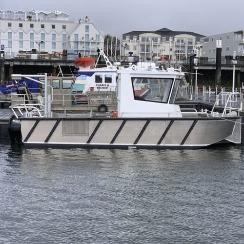Barco profesional barco de investigación oceanográfica - Castor 7.0 - Chantier Naval Delavergne - fueraborda