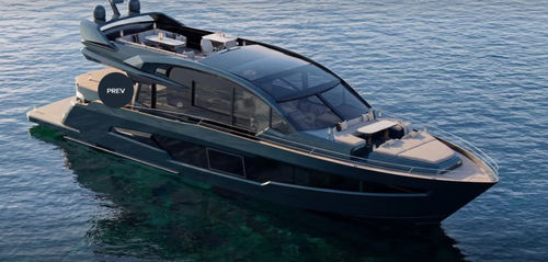 Yate a motor de crucero - 700 SKY - Galeon - de deporte / con fly / con 4 camarotes