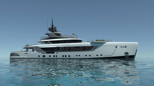 Megayate de crucero - S - FORCE 55 - Admiral yachts - raised pilothouse / con 6 camarotes / con 7 camarotes