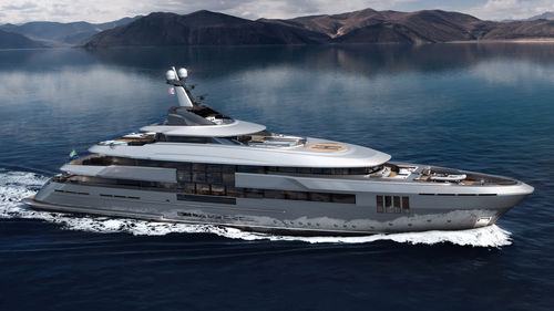 Megayate de crucero - C FORCE 75 - Admiral yachts - con caseta de timón / con 6 camarotes / de acero