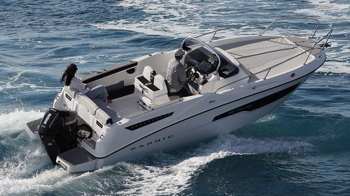 Barco open fueraborda - SL692 - Karnic - con consola central / 7 personas máx. / con camarote