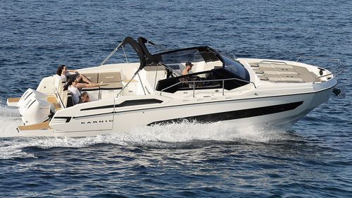 Barco cabinado fueraborda - CS10-S - Karnic - bimotor / open / 14 personas máx.