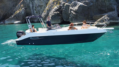 Barco open fueraborda - Eden 22 - Cantiere Nautico Marinello - con consola lateral / 9 personas máx. / con solárium