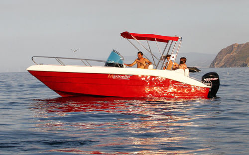 Barco open fueraborda - Elena 6.50 - Cantiere Nautico Marinello - con consola central / de pesca deportiva / de fibra de vidrio