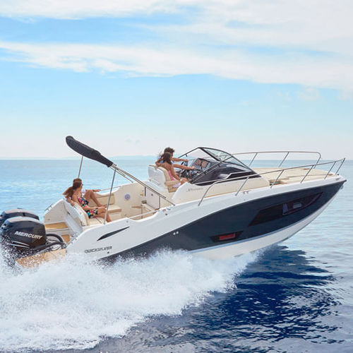 Walkaround fueraborda - Activ 875 Sundeck - Quicksilver Boats - open / 12 personas máx. / con camarote