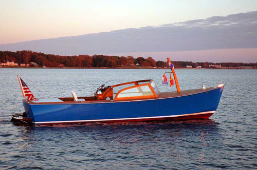 Runabout intraborda - Blue Blazer 25 - Devlin - casco de planeo / open / con consola central