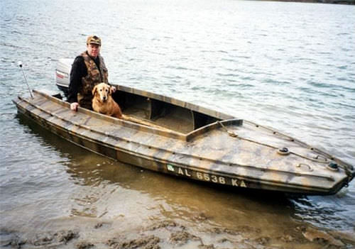 Jon boat fueraborda - Scaup 16 - Devlin - open / de caza / de pesca deportiva