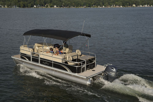 Barco pontón fueraborda - 8522 Cruise-n-Fish - Sunchaser Corp - de pesca deportiva / 12 personas máx.