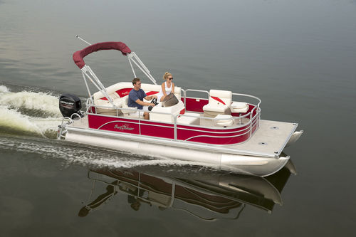 Barco pontón fueraborda - 820 Fish-n-Cruise - Sunchaser Corp - de pesca deportiva / 9 personas máx.