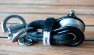 Polea simple - LB 2-to-1 - Facnor - con apertura / con cabecera Dyneema® / para velero