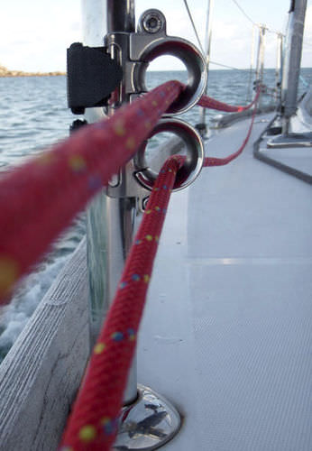 Pasa escota de velero - DOUBLE - Facnor - de cubierta