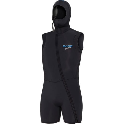 Traje húmedo de buceo - STEP-IN - Bare Divewear - de una pieza / shorty / sin mangas
