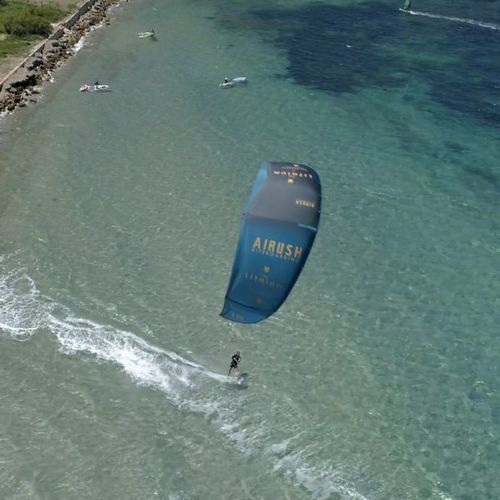 Cometa kitesurf híbrida - LITHIUM - Airush - delta / de freeride / allround