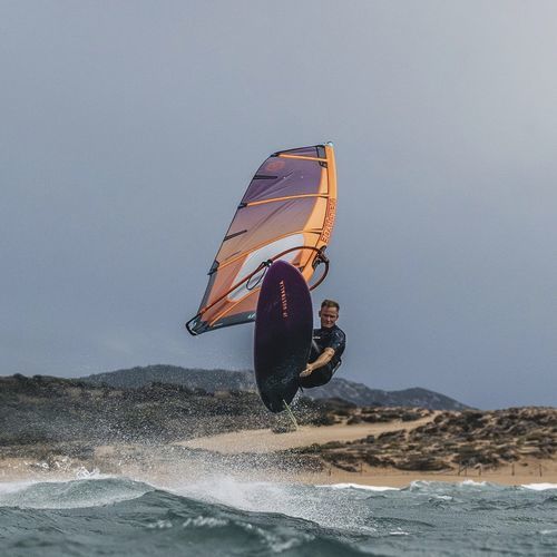 Vela de windsurf de wave - COMBAT PRO FUSE - NeilPryde Windsurfing - RDM / 4 sables / naranja