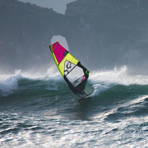 Vela de windsurf de wave - Skull v7 - Exocet - 4 sables