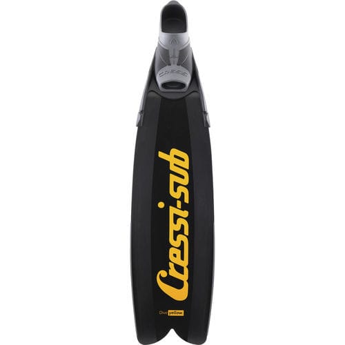 Aleta de buceo - Gara - Cressi-Sub - de caucho / calzante / amarilla