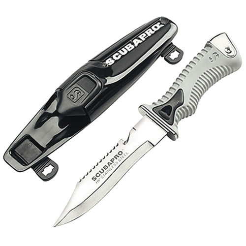 Cuchillo de buceo - K-6 - Scubapro - de hoja de doble filo / cortahilos