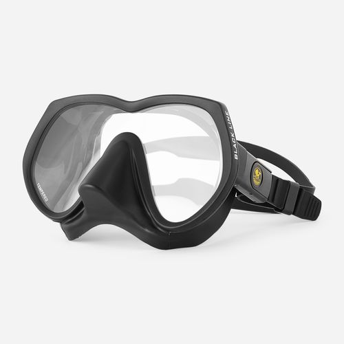 Gafas de buceo de un cristal - BLACKLINE - Poseidon - para buceo profesional