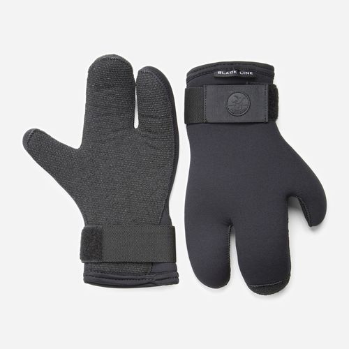 Guante para buceo profesional - BLACK LINE 5 - Poseidon - de neopreno / 3 dedos