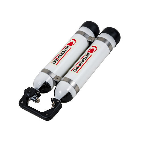 Botella de buceo oxígeno - 324 - Interspiro - aire / de acero / para buceo profesional