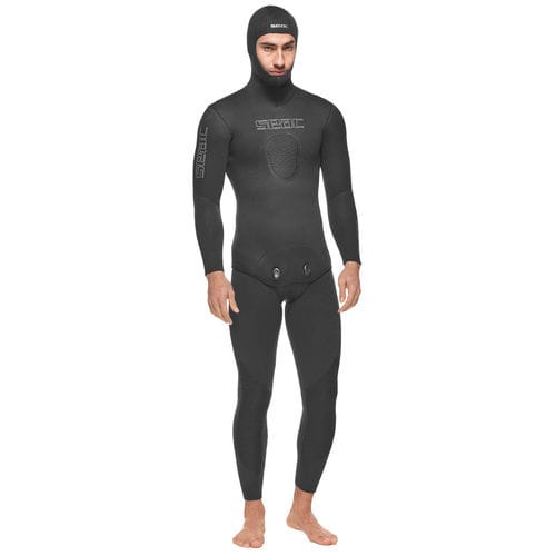 Traje húmedo para pesca submarina - FARMER JOHN - Seac sub - de manga larga / de dos piezas / con capucha