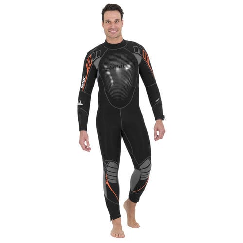 Traje húmedo de buceo - KOMODA 5 MM - Seac sub - de manga larga / de una pieza / 5 mm