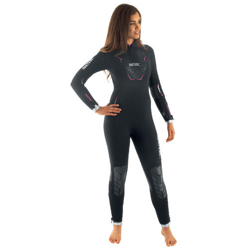 Traje húmedo de buceo - SPACE  - Seac sub - de manga larga / de una pieza / body
