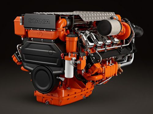 Motor intraborda - DI09 070M - Scania - de propulsión / auxiliar / diésel