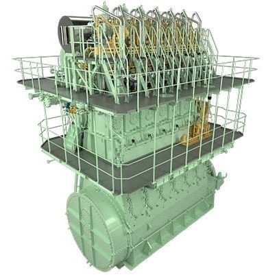 Motor intraborda - ME-LGIM - MAN Energy Solutions - Marine - de propulsión / de doble combustible / para buque