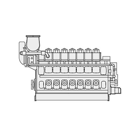 Motor intraborda - L+V32/40 - MAN Energy Solutions - Marine - de propulsión / diésel / para buque