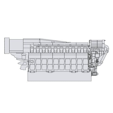 Motor intraborda - Pielstick PA6B STC - MAN Energy Solutions - Marine - de propulsión / diésel / para buque