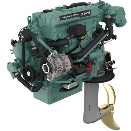 Motor saildrive - D2 series - Volvo Penta - diésel / para velero / inyección directa