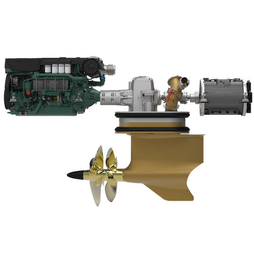 Sistema de propulsión marino - D13 series - Volvo Penta - para yate / híbrido