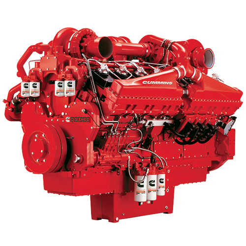 Motor intraborda - QSK50 - Cummins Marine - de propulsión / auxiliar / diésel