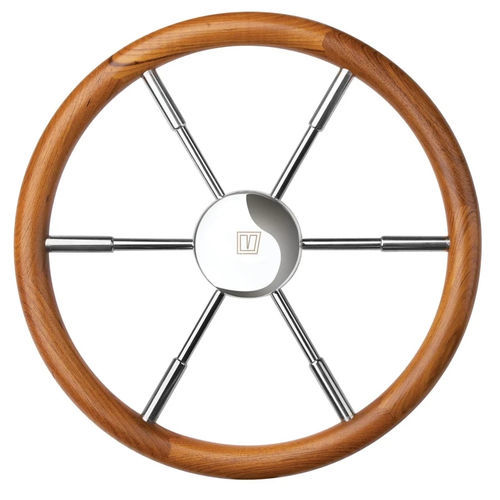 Volante para barco de motor de acero inoxidable - PRO series - VETUS - de teca / racing / tradicional