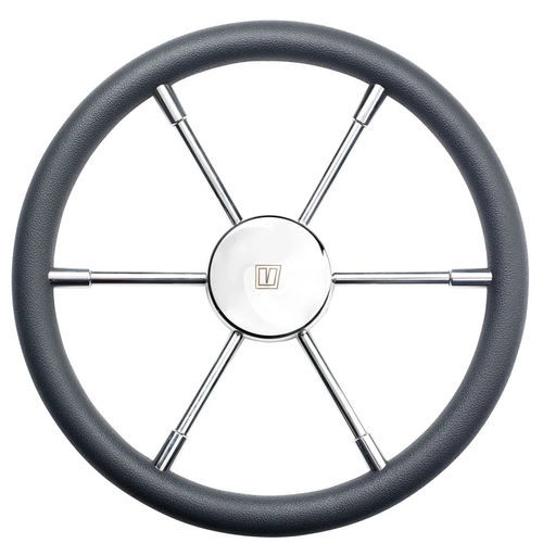 Volante para barco de motor de acero inoxidable - PRO series - VETUS - de teca / tradicional / 6 radios