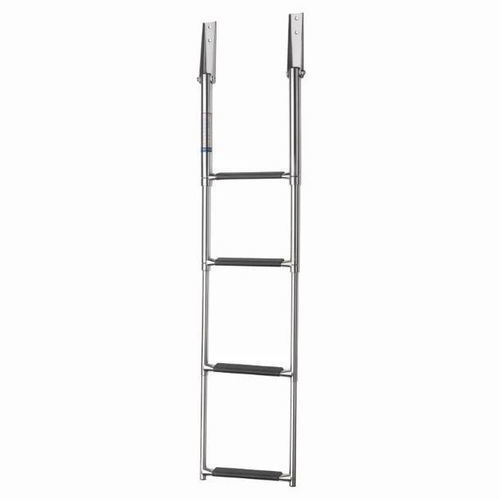Escalera para barco - SLT4A series - VETUS - telescópica / de baño / de acero inoxidable