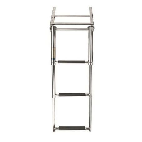 Escalera para barco - SLT3PA - VETUS - telescópica / de baño / de acero inoxidable