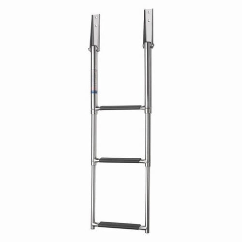 Escalera para barco - SLT3A series - VETUS - telescópica / de baño / de acero inoxidable