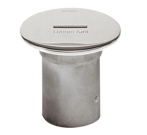 Tapón de cubierta con llave - CAPF51S - VETUS - para depósito de combustible / de acero inoxidable