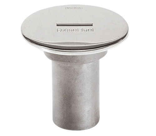 Tapón de cubierta con llave - CAPF38S - VETUS - para depósito de combustible / de acero inoxidable