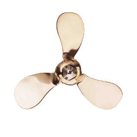 Hélice para velero - H6 - Bruntons Propellers - con puesta automática en bandera / línea de eje / 3 palas
